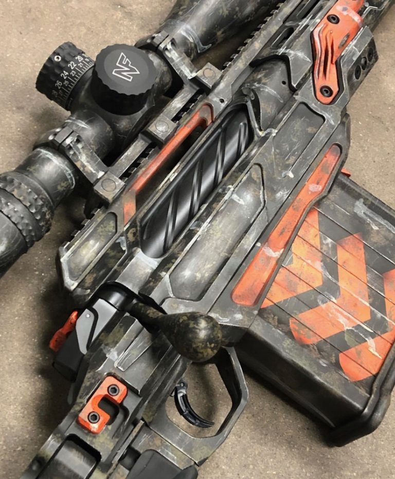 Unique custom paint job from Black Sheep Arms, called End Of World