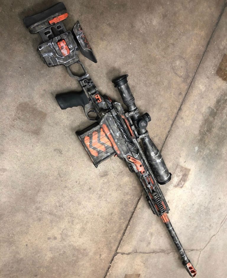 Unique custom paint job from Black Sheep Arms, called End Of World