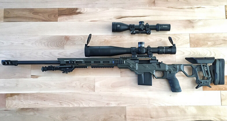 Cadex REM700 Field Competition with optional skeleton stock and MX1 muzzle brake